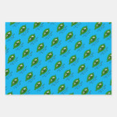 Twee erwten in een pootpapier inpakpapier vel (Voorkant)