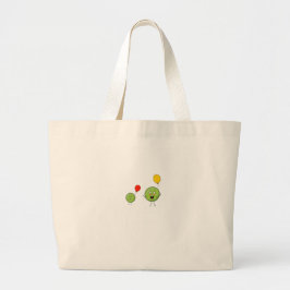 Twee erwten, leuk erwten thema grote tote bag