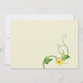 Twee Erwtenschillen Baby Shower Uitnodiging (Achterkant)