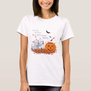 Twee esties bij Halloween T-shirt