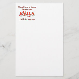 Twee Evenementen Briefpapier