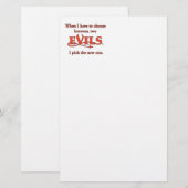 Twee Evenementen Briefpapier (Voorkant / Achterkant)