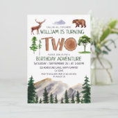 Twee Explorer Adventure Boys 2e verjaardag Kaart (Staand voorkant)