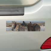 Twee ezels (door Isaac Israels) Bumpersticker (Op auto)