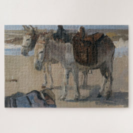Twee ezels (door Isaac Israels) Legpuzzel