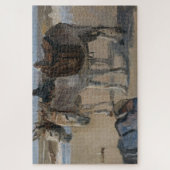 Twee ezels (door Isaac Israels) Legpuzzel (Verticaal)