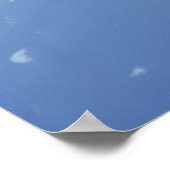 Twee F-22-Raptors vliegen over de Stille Oceaan Poster (Hoek)