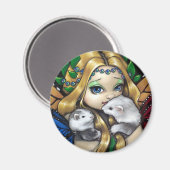 "Twee Fae fretten" magneet (Voorkant / Achterkant)