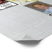 Twee Families Trees Blossom Foto | Naam Poster (Hoek)