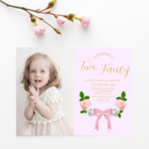 Twee Fancy Boog Bloemen Verjaardag