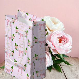 Twee Fancy Boog Bloemen Verjaardag Klein Cadeauzakje