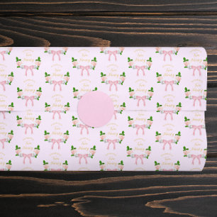 Twee Fancy Boog Bloemen Verjaardag Tissuepapier