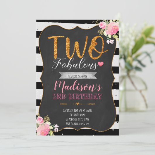 Twee fantastische verjaardagsfeestjes kaart (Staand voorkant)