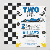 Twee Fast 2 Curious Blue Kaart (Voorkant / Achterkant)