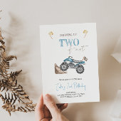 TWEE Fast 4 Wheeler Quad Bike Verjaardag uitnodigi Kaart