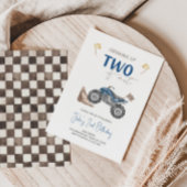 TWEE Fast 4 Wheeler Quad Bike Verjaardag uitnodigi Kaart