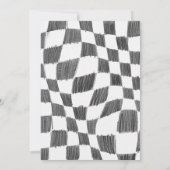 Twee Fast Birthday Dirt bike thema Uitnodiging. Kaart (Achterkant)