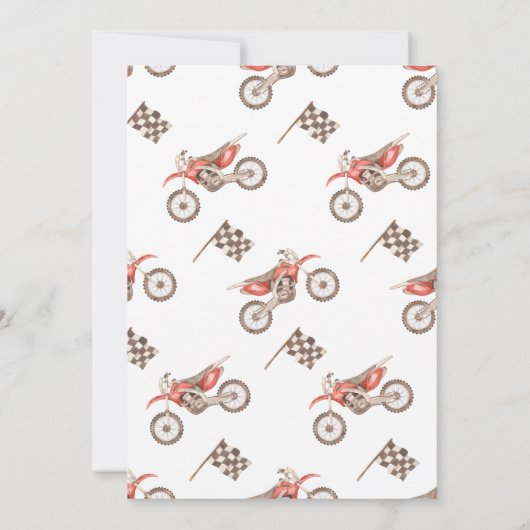 TWEE Fast Birthday-uitnodiging | 2e verjaardag Kaart (Achterkant)