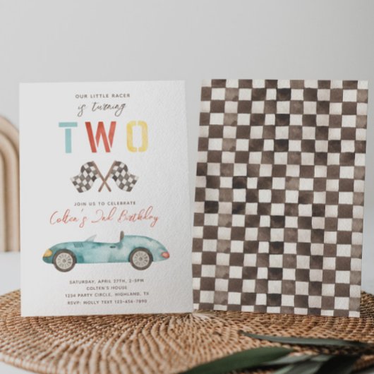 TWEE Fast Birthday-uitnodiging | Uitnodiging tot r