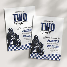 Twee Fast Boys Motorcross Dirt Bike Verjaardag