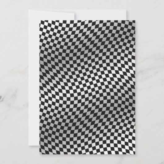 TWEE Fast Race Car 2e verjaardag Kaart (Achterkant)