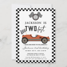 Twee Fast Race Car Birthday Party