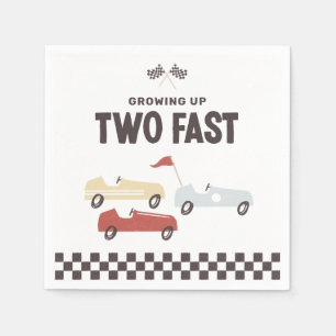 Twee Fast Race Car Birthday Party Servet