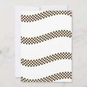 Twee Fast Race Car Boy 2e verjaardag Uitnodiging (Achterkant)