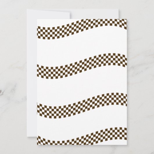 Twee Fast Race Car Boy 2e verjaardag Uitnodiging (Achterkant)