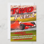 Twee Fast - Racing 2e Verjaardag Kaart (Voorkant)