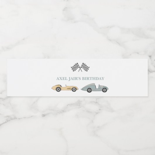 Twee Fast Water Flacons Etiket (Enkel label)