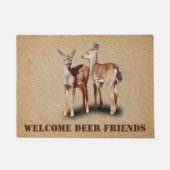 TWEE FAWNS DEURMAT (Voorkant)