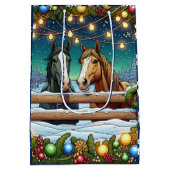 Twee feestelijke Cartoons in stripboekstijl Medium Cadeauzakje (Achterkant)