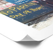 Twee Fellows Parking in Ierland Poster (Hoek)
