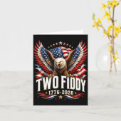 Twee Fiddy 2 Fiddy 250 Jubileum 4 juli VS Kaart (Gele Bloem)