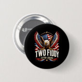 Twee Fiddy 2 Fiddy 250 Jubileum 4e Juli VS Ronde Button 5,7 Cm (Voorkant /achterkant)