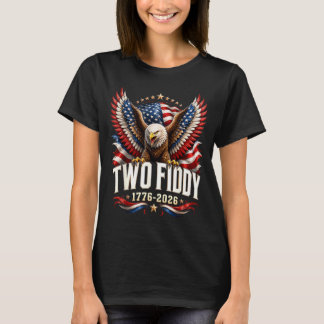 Twee Fiddy 2 Fiddy 250 Jubileum 4e Juli VS T-shirt
