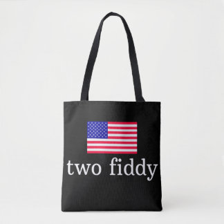 Twee Fiddy Tote  Bag