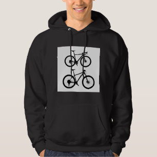 Twee fietsen hoodie