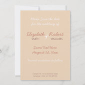 Twee fietsen Schattig liefde Bewaar de datum Save The Date (Achterkant)