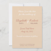 Twee fietsen Schattig liefde Bewaar de datum Save The Date (Achterkant)