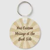 Twee Flavors Ice Cream Cup Sleutelhanger (Achterkant)