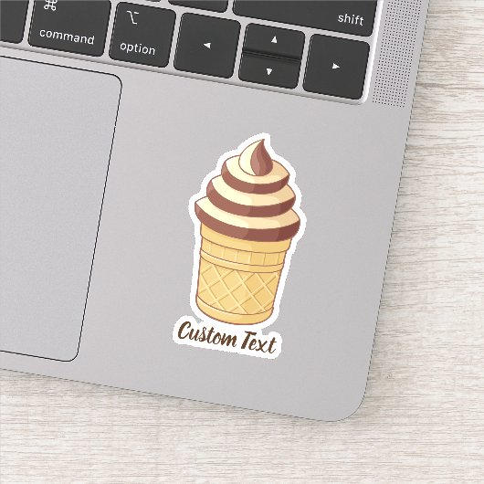 Twee Flavors Ice Cream Cup Sticker (Detail)