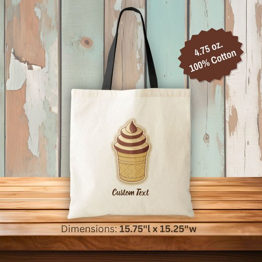 Twee Flavors Ice Cream Cup Tote Bag