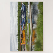Twee floatvliegtuigen, Lake Hood, Alaska Legpuzzel (Verticaal)