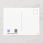 Twee Flying House Martins DIY Briefkaart (Achterkant)