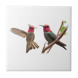 TWEE FLYING JEWELS TEGELTJE