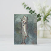 Twee forel briefkaart (Staand voorkant)