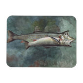 Twee forel magneet (Horizontaal)