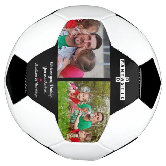 Twee foto Best Ever Fantastic Pap Crossword Puzzle Voetbal (Gedraaid)